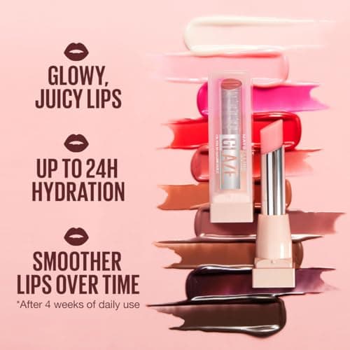 Maybelline New York - Baume Huile Hydratant - Lèvres Lissées et Brillantes - Effet Laqué - Enrichi en Acide Hyaluronique et Extrait de Cerises - Lifter Glaze - Teinte : 008 Acai Glaze - Image 7