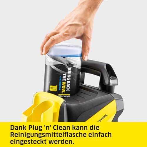 Kärcher K 4 Power Control High Pressure Washer, Pressure: Max. 130 Bar, Flow Rate: 420 l/h, Surface Area: 30 m²/h, Water Filter, Weight: 11.5 kg, Hose and High Pressure Gun, Rotabuse, Lance - Image 7