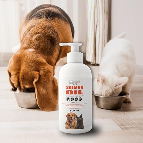 Salmon Oil for Dogs & Cats – Fish Oil with Omega 3 & 6, Fatty Acids DHA, EPA and DPA – for Healthy Skin and Shiny Coat – Daily Food Supplement – 500 ml - Image 6