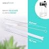 Aquafloow DeLonghi 5313232961 Transparent Milk Suction Tube 15.8 cm + Cleaning Brush for Cleaning Coffee Machines, Straws, Bottles, Cups - Image 5