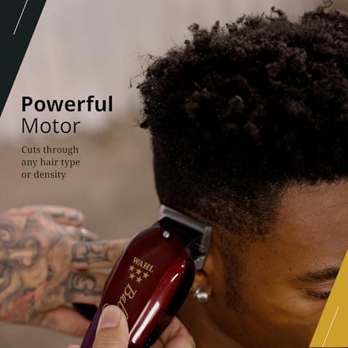 Wahl Balding Clipper - Balding Clipper - For a Closer Cut - Black/Red - Image 4