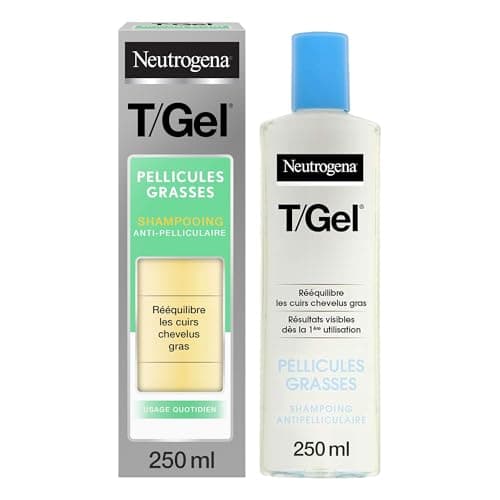 Neutrogena – Anti-dandruff T/Gel Oily Dandruff Shampoo (250ml bottle) – Rebalancing Shampoo for oily scalps – Shampoo with visible results from the first use - Image 3