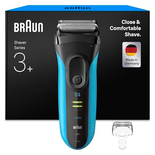 Braun Rasoir Electrique Homme Series 3 ProSkin 3040s Noir-Bleu, Avec Tondeuse De Précision Pour Sculpter Les Moustaches Et Micro-Peigne Pour Rasage Efficace, Même A Raser Les Barbes De 3 Jours - Image 2