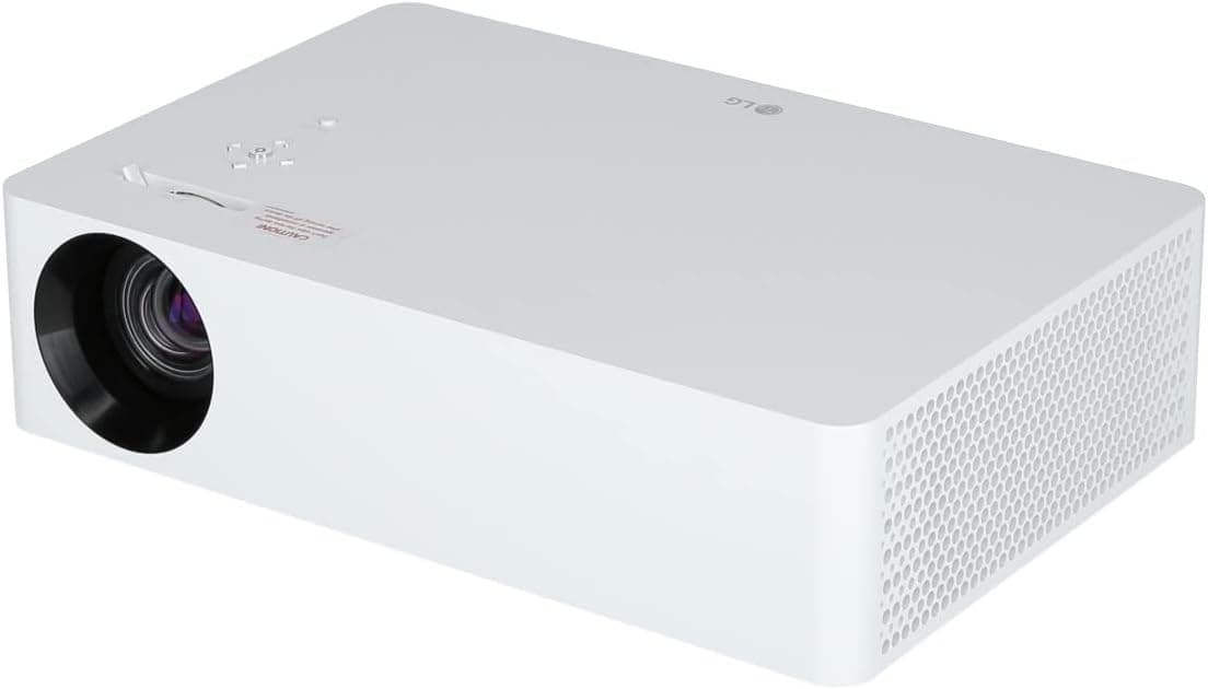 LG CineBeam Vidéoprojecteur LED HU70LS Home Cinema 1500 Lumen, 4K UHD 2160p, Projection Entre 60"~140", webOS 4.5, Bluetooth Audio, Haut-parleurs intégrés