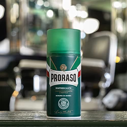 Proraso Shaving Foam, 300 ml, Shaving Foam for Men Refreshing and Invigorating with Eucalyptus Oil and Menthol, Made in Italy, Green (Pack of 2) - Image 8