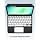 CACOE Keyboard Case Compatible with Samsung Galaxy Tab A11 Plus / А9 Plus 2025/2023 11 Inch with Touchpad, 7 Colour Lighting Removable Wireless AZERTY Keyboard, Black - Image 6