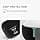 kwmobile Earphone Case Compatible with Samsung Galaxy Buds 3 / Galaxy Buds 3 Pro Case - Silicone Protective Case - White-Black-Black - Image 4