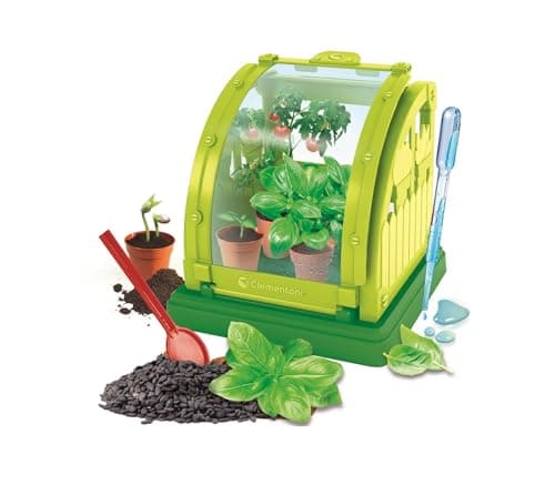 Clementoni | Science & Game: Mini Greenhouse – Botanical Kit for Children 7 Years+ | Assembling Greenhouse with Pots, Peat, Seed | Scientific Educational Game to Discover Botany | Gift Idea - Image 3