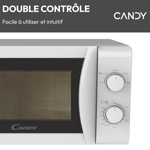 Candy Idea CMW20SMW Microwave Oven 700 W 20 L, Defrost Function, Turntable, White - Image 4