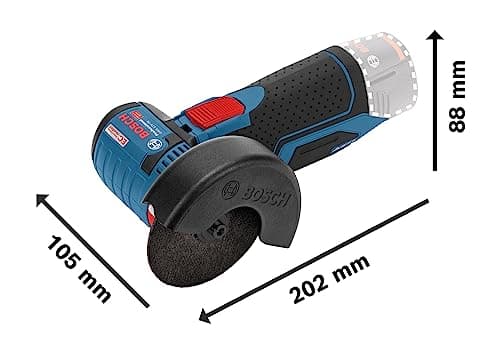 Bosch Professional 12V System cordless angular grinder GWS 12V-76 (2 Expert for Stainless Steel cutting discs, 1 Carbide Multi Wheel cutting disc, 2 L-BOXX, L-BOXX, without batt./charger) - Image 4