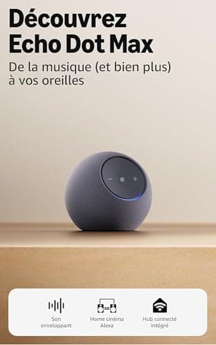 Amazon Echo Dot Max (newest gen), Alexa speaker with room-filling sound and built-in smart home hub + Brand new wall mount “Made for Amazon” for Echo Dot Max - Image 3