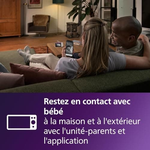 Philips Avent Baby Monitor with Full HD 1080p Camera (Model SCD923/26) - Image 5