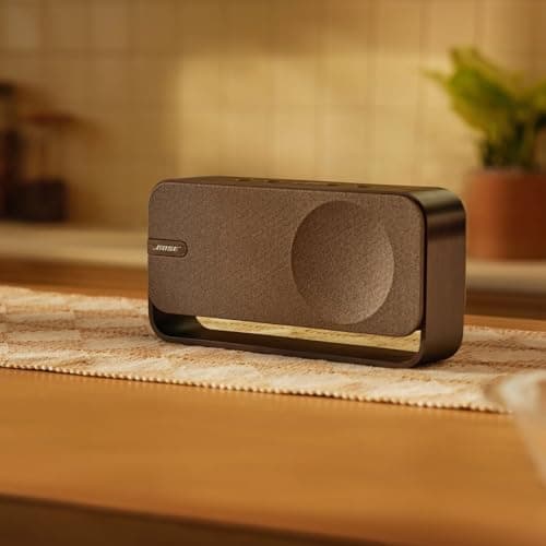 Bose Soundlink Home Enceinte, Premium, Enceinte d’étagère Portable, sans Fil et Bluetooth, Jusqu’à 9 Heures d’autonomie, Bois Chaleureux - Image 4