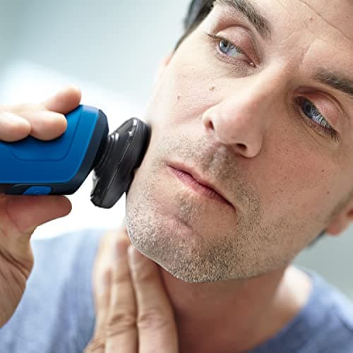 Philips Series 5000, Rasoir électrique 100 % étanche, Lames ComfortTech à 360°, Têtes de contour, Affichage avancé, Tondeuse de précision SmartClick, S5466/18 - Image 5