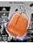 TiMOVO AirPods Pro 3 (2025) Case with Secure Lock, Hard Shell Design Musical Headphone Protective Case for Apple AirPods Pro 3rd Generation, Cleaning Kit and Keychain, Orange - Image 4