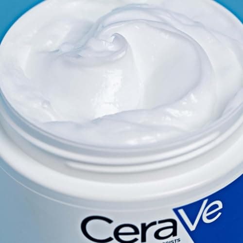 CeraVe Moisturizing Cream - With Hyaluronic Acid & 3 Essential Ceramides - Rich Hydration for Dry to Very Dry Face & Body, Suitable for Sensitive Skin (2 Pack) 16oz x 2 - Image 7