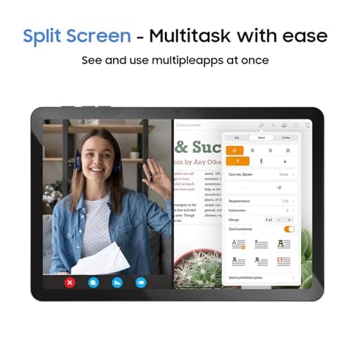 Tablet-2025 | 10" HD Display | Android 15 | Octa-Core Processor for Gaming |13MP + 5MP | 6000mAh | 8GB RAM+128GB ROM (Expandable to 2TB) | Ultra-Fast 5G Wi-Fi | Black - Image 4