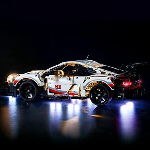 BRIKSMAX LED Lighting Kit for Lego Technic 911 RSR - Compatible with 42096 Building Blocks Model- Not Include Lego Set - Image 4