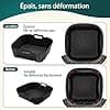 Silicone Air Fryer Mould for Philips 2000 Series 6.2L, 3 Piece Air Fryer Mould for Philips 6.2L NA230, Reusable Dish Airfryer - Image 6