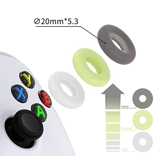 playvital 6pcs Precision Rings Precision Rings for ps5 BuffeRings Aim Assist Motion Control for ps4/Xbox X S/Xbox One/Xbox 360/Switch Pro/Steam Deck,Analog Stick Accessories for ps5 - Image 3
