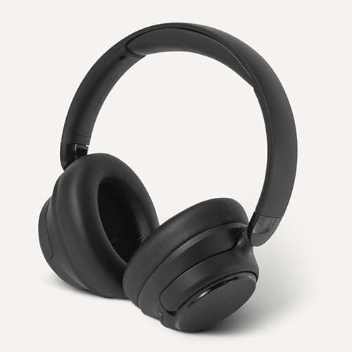 Amazon Basics Casque Hybride avec Réduction Active du Bruit, sans Fil, Circum-auriculaire, Bluetooth, Noir, Taille Unique - Image 6