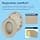 Replacement Ear Pads for Sony WH-1000XM3 Noise Cancelling Headphones by MMOBIEL - Memory Foam and Protein PU Cushion Headphone - Replacement Ear Pads - Silver - Image 4