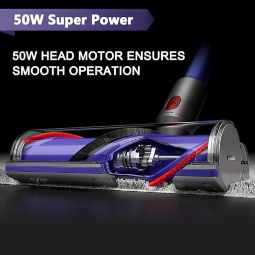 Brush Head Compatible with Dyson V7 V8 V10 V11 V15 Vacuum Cleaner Electric Brush Replacement for Dyson SV10 SV11 SV12 SV14 for Carpet and Hard Floor Replacement Part 967483-04 - Image 7