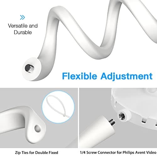 Philips AVENT SCD843/26 SCD833/26 SCD630/26 Baby Monitor Stand Video Camera Baby Monitor Holder 1080P - Image 7