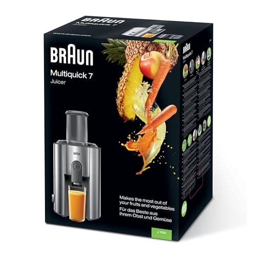 Braun J700 Multiquick Juicer Juicer, Juice Extractor, 1000 W - Brown - Image 7
