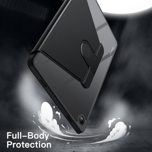 JETech Rotating Case for Samsung Galaxy Tab A11+/A11 Plus, Protective Case Cover with 360 Degree Rotation Stand and Transparent Back, Multi-Angle Vision, Auto Sleep/Wake (Black) - Image 5