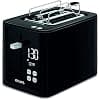Smart'n Light KRUPS KH641810 Toaster | Two-Slice Grid | Digital Display | 7 Burning Levels | Removable Crumb Catcher | Countdown Timer | Lifting Device | Black - Image 2