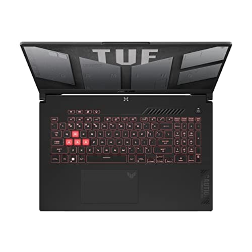 ASUS TUF Gaming A17-TUF707NUR-HX004W, 17.3 Inch FHD 144Hz Laptop PC (AMD Ryzen 7 7435HS 4.5 GHz, 16GB DDR5 4800MHz, 512GB SSD, NVIDIA GeForce RTX 4050 TGP 140W, Windows 11 Home. e) – AZ Keyboard ERTY - Image 3