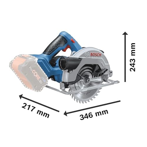 Bosch Professional 18V System cordless circular saw GKS 18V-57 G (blade diameter: 165 mm, cutting capacity: 57 mm, with L-BOXX) - Image 6