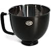 Kitty Professional Stainless Steel Mixing Bowl - KitchenAid Compatible - 12 oz & 4.8 Gallon - with Measuring Scales - Dishwasher Safe (Titanium Black) - Image 2
