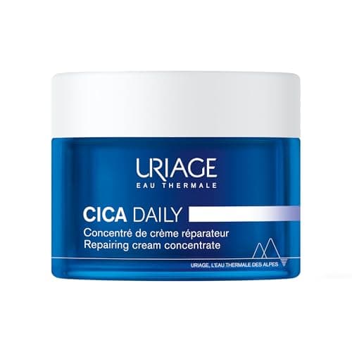 Uriage Cica-Daily Crème Réparatrice - Centella Asiatica, Acide Hyaluronique & à la Vitamine B5 - Répare & Hydrate en 1 Application - Sans Parfum - 96% d'Ingrédients d'Origine Naturelle - 50 ml - Image 3