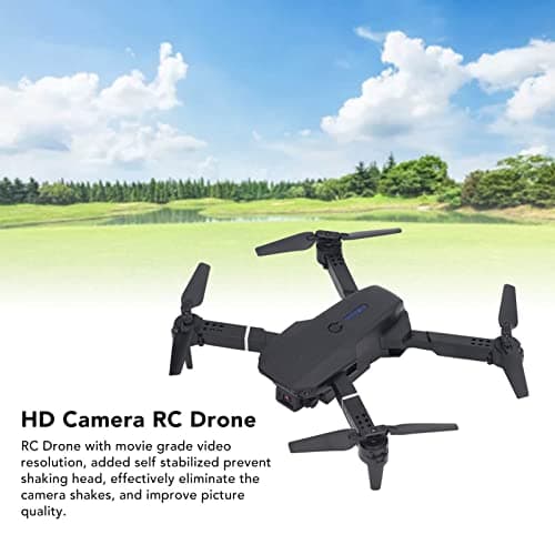 Drones with Camera for Adults, RC Drone 4 Axles Toys Foldable RC Quadcopter Toys Gifts for Boys Girls, High Position Hovering, Dual Camera - Image 6