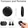 Air Tracker Tag Android, Bluetooth Object Locator Compatible with Google "Find Hub", Android Smart Tag with 2 Silicone Protective Covers for Suitcases/Wallets/Keys (Black, 2 Pieces) - Image 7