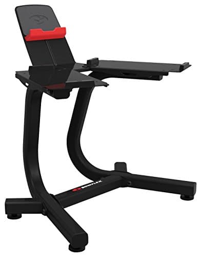 Bowflex SelectTech 552i Compact Variable Load Dumbbell (Price for 1 Single Dumbbell Adjustable from 2 to 24 kg). & SelectTech Multimedia Stand Station for Dumbbells 552i - Image 6