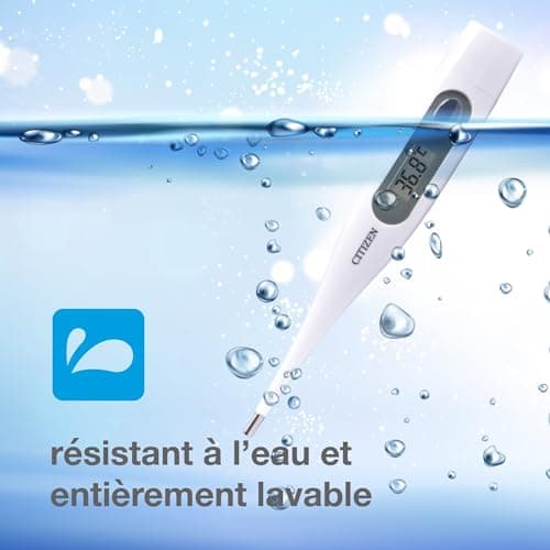 Citizen Digital Thermometer for Reading Basal Body Temperature - Body Temperature Thermometer with Fever Alarm and One-Button Operation - for Adults Kids - Image 6
