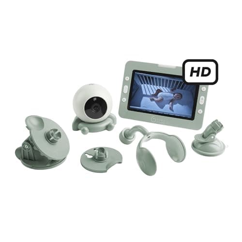 Babymoov Yoo Go+ Baby Monitor - Large HD 5 Inch 720P Screen - Long Battery Life 8h Rechargeable Battery - 4 Camera Accessories Included - Lifetime Warranty - 8 Lullabies - Image 2
