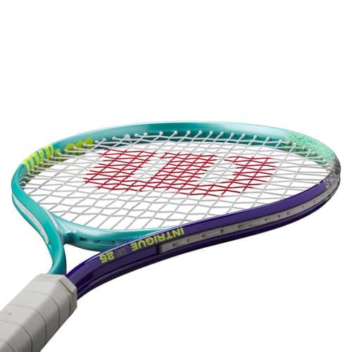 Wilson Intrigue Jr 25 Tennis Racket, Teal/Blue - Image 6