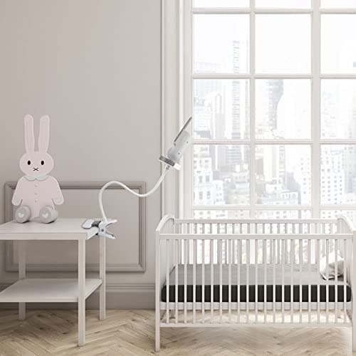 BECEMURU Versatile Flexible Twist Clamp Holder with 1/4 Screw 3M Docking Station Compatible with Philips Avent Baby Monitor SCD923/26 SCD921/26 - Image 6