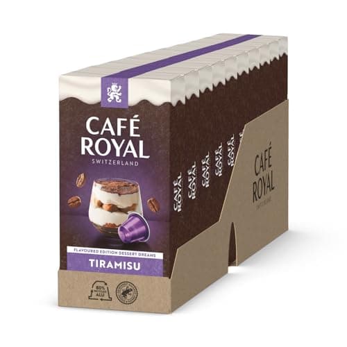 Café Royal Tiramisu Nespresso Compatible Flavored Coffee Capsules, Light Roast, 100% Arabica, 100 Capsules - Image 2