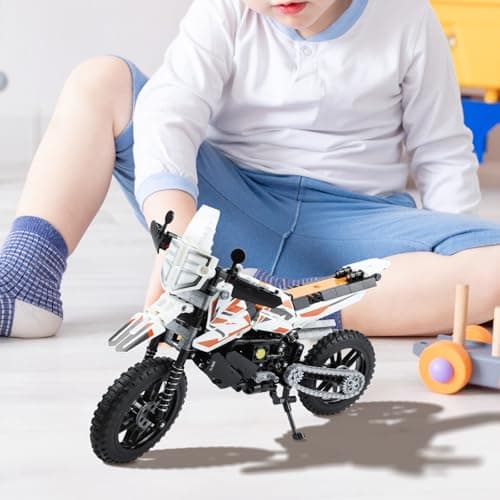 CASAFUNY Technic Motorcycle [434 Pieces] Brick Vehicle Building Games, Compatible with Lego Technic for Adults and Children 6+ Years - Image 5