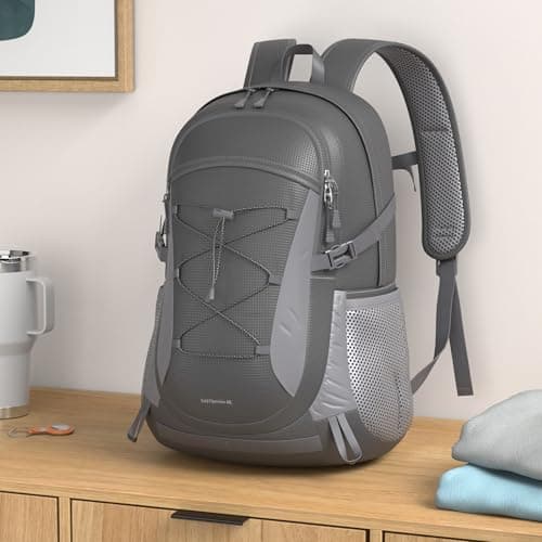 RAINSMORE Hiking Backpack 40L Ultralight Foldable Travel Backpack Men Women Waterproof Trekking Backpack Large Capacity for Mountaineering Climbing Sport Camping - Image 3