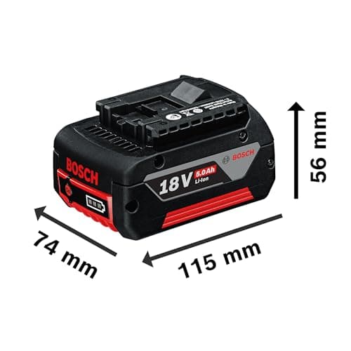 Bosch Professional 18V System Starter Set Batteries: 2 GBA 18V 5.0Ah Batteries + Gal 1880 HP Fast Charger - Image 7