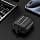 Samsung Galaxy Buds 3 Pro/Buds 3 Case, Shockproof Soft TPU Case, Carbon Fiber Texture with Key Ring, Black - Image 4