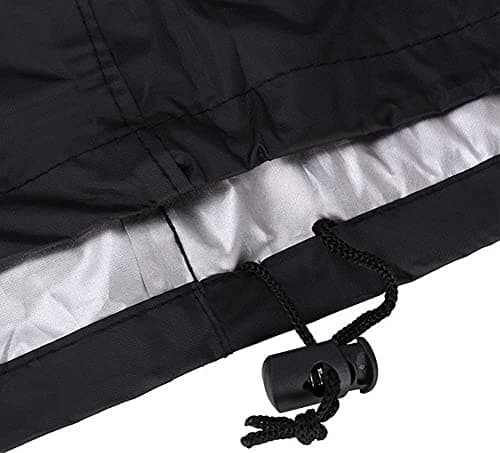 Rectangular Outdoor Barbecue Cover 145 x 61 x 117 cm, 210D Waterproof Anti-UV Waterproof Grill Cover for Weber, Holland, Jennair Campingaz etc - Image 6