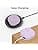 Compatible with Samsung Galaxy Buds FE/Buds 2 / Buds Pro/Buds Live/Buds 2 Pro, Gold Heart Pattern Soft Silicone Case with Cute Butterfly Keychain (Purple) - Image 5