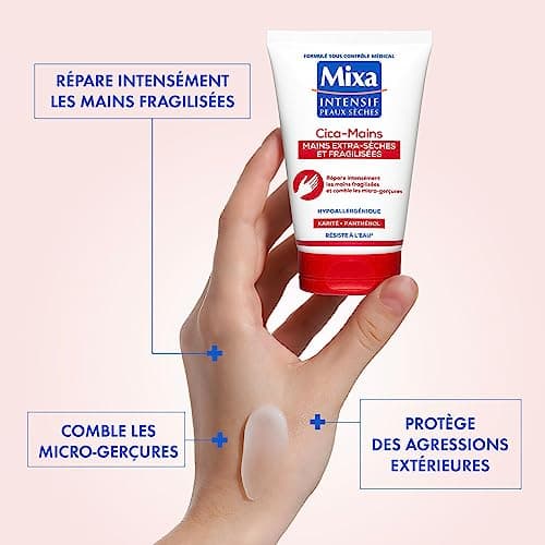 Mixa Cica-Mains Crème Mains Reparatrice Intense, Lot de 2 x 50 ml - Image 4